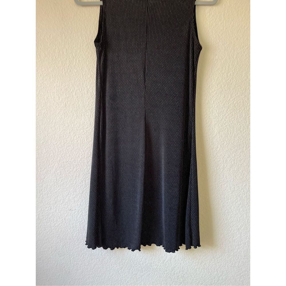 Vintage Kathie Lee 90s polka dot mini dress with lettuce hem size medium - Picture 5 of 8